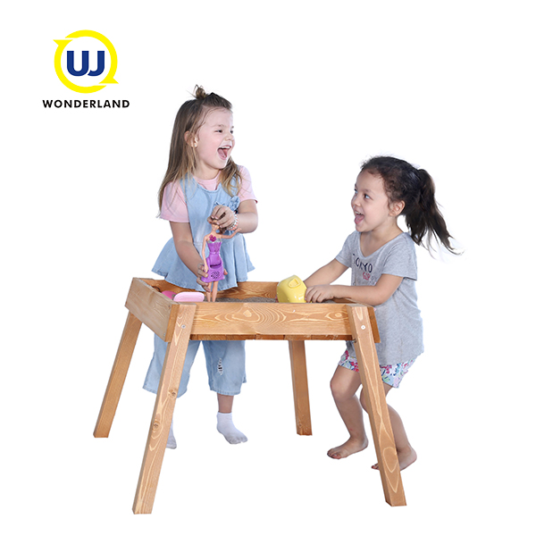 Pine Wood Kids Sandbox Table