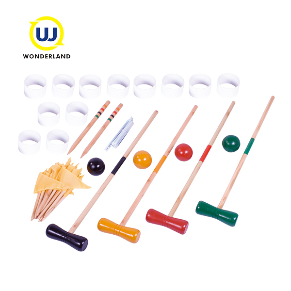 Classic Yard Game Croquet Golf Ball Game Set