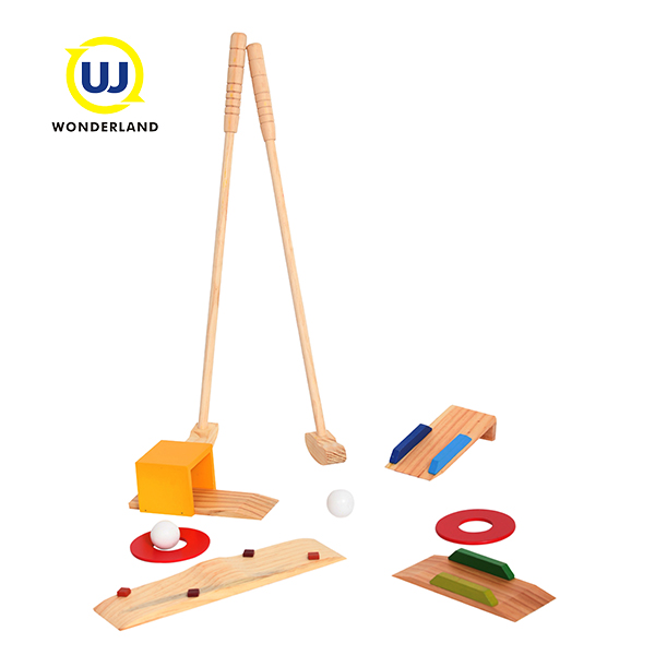 New Wood Kids Toy Golf Set
