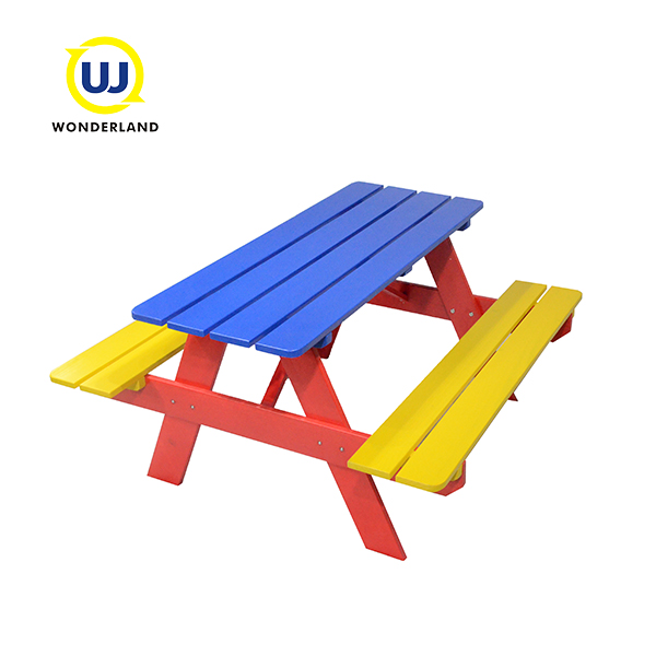 Pine Wood Outdoor Kids Picnic Table