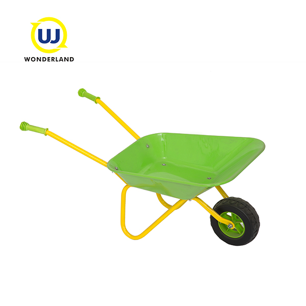 Kids Metal Wheelbarrow Set Toy