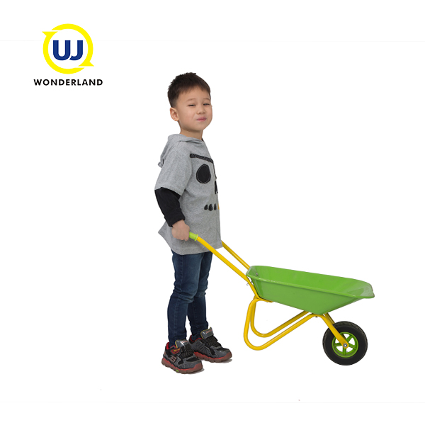 Kids Metal Wheelbarrow Set Toy