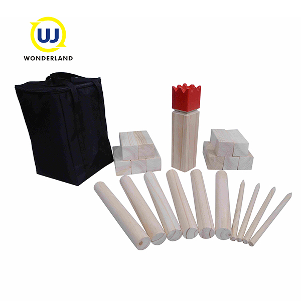 Giant Viking Chess Kubb Game Set