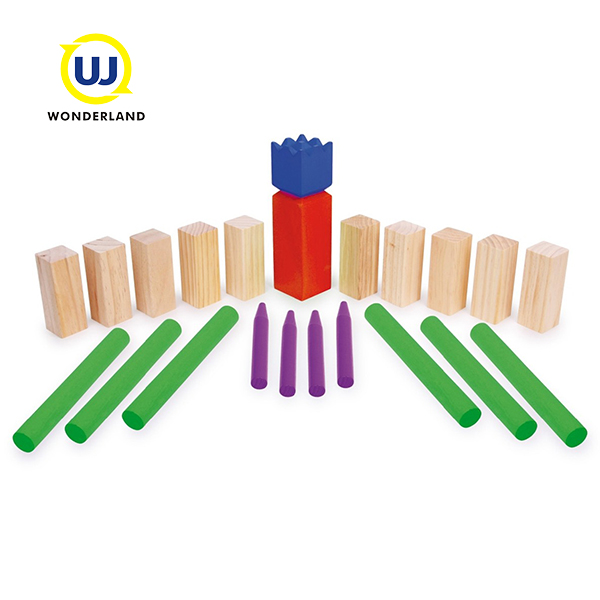 Giant Viking Chess Kubb Game Set