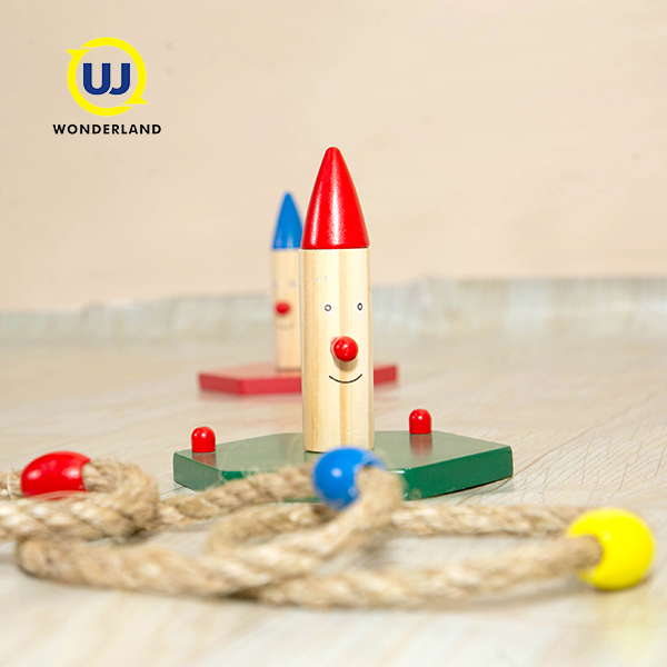Kids Wooden Funny Ring Toss Quoits