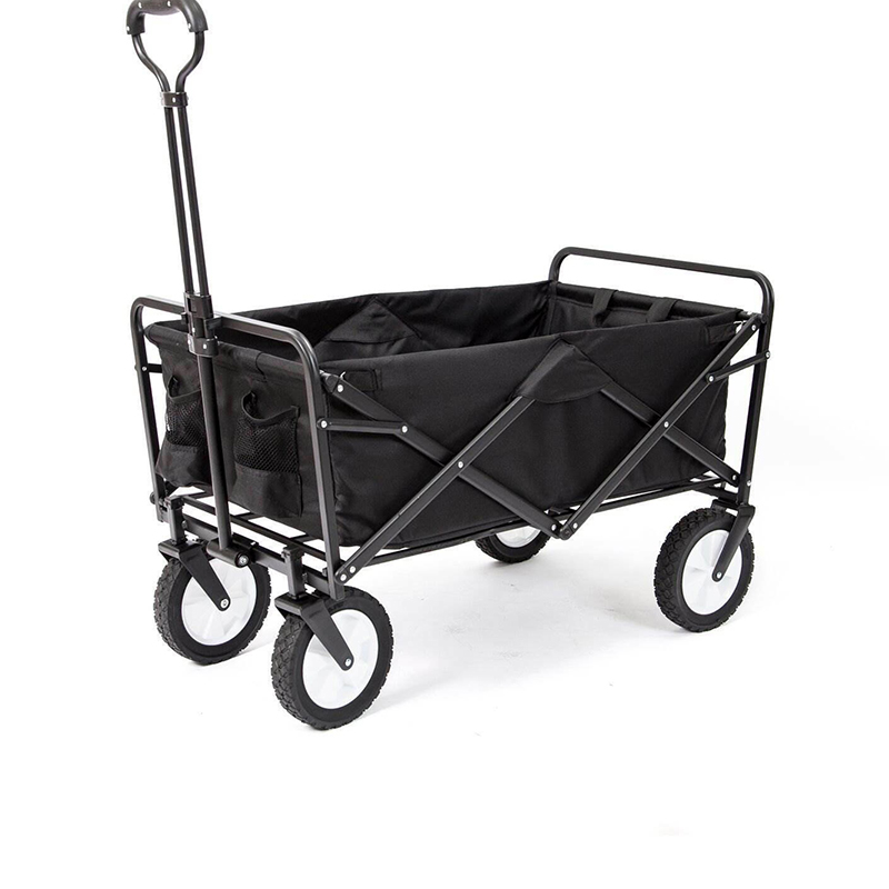 Garden Wagon  Telescopic Handle Portable Garden Trolley Cart