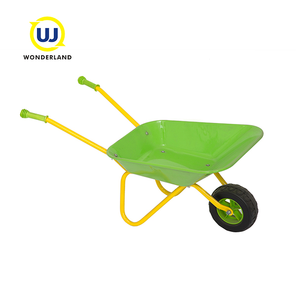 kids Metal Outdoor Garden 1 Wheel Barrow